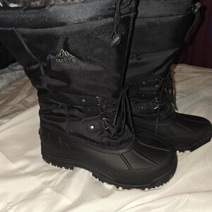 North 49 Black Men's Boots